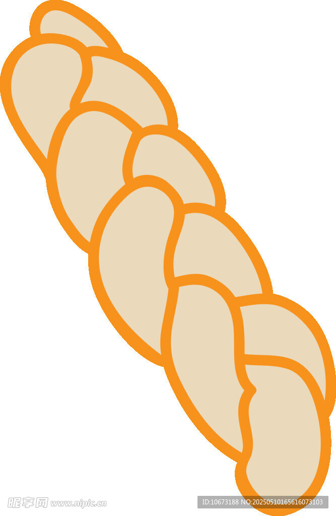 编织状面包