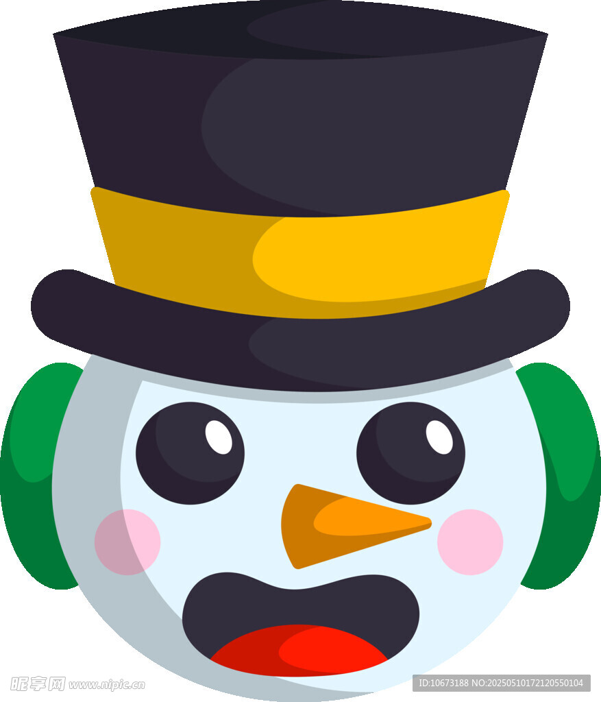 可爱雪人头像