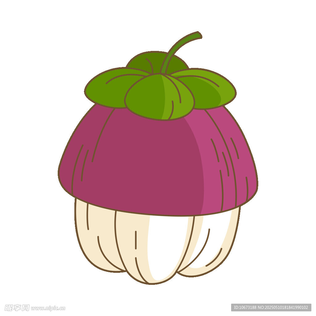卡通山竹插画