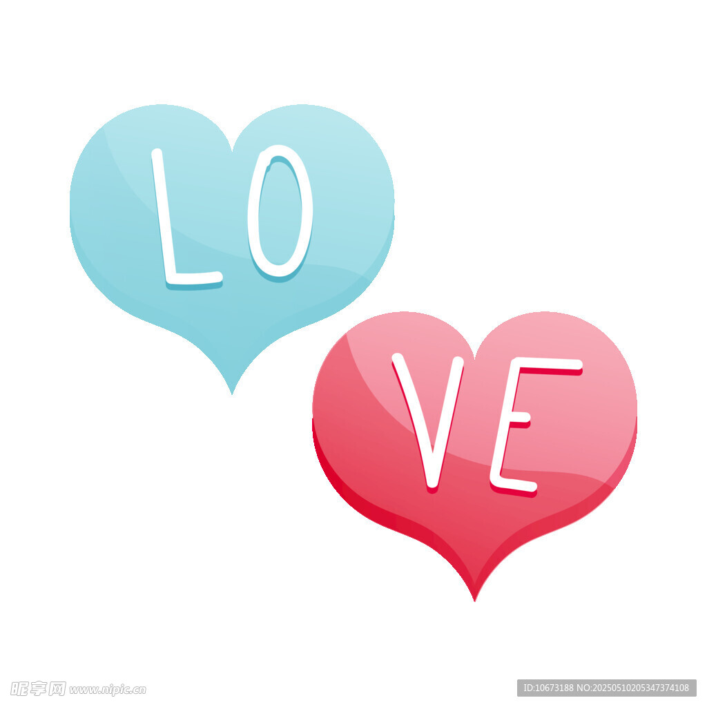 爱心LOVE图案