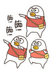 三只萌企鹅欢乐互动