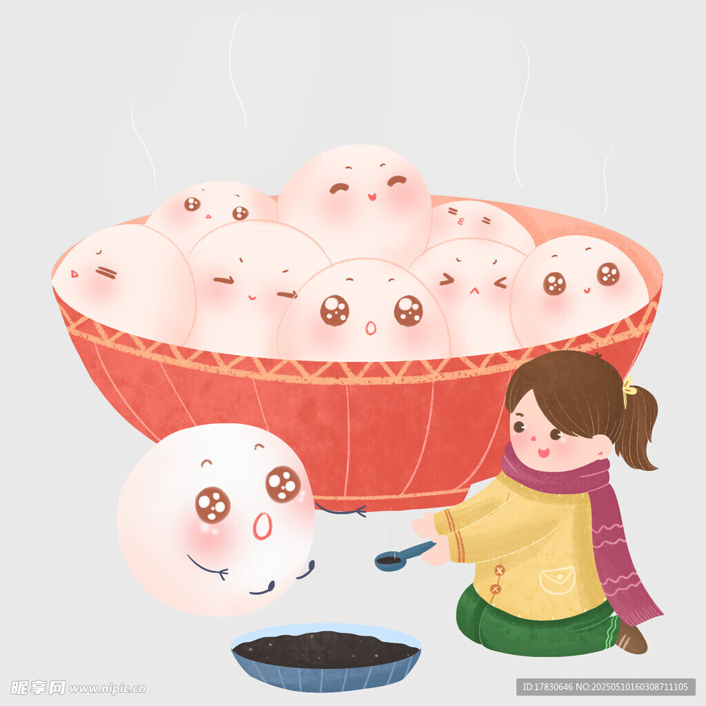 女孩欢乐制作可爱棉花糖