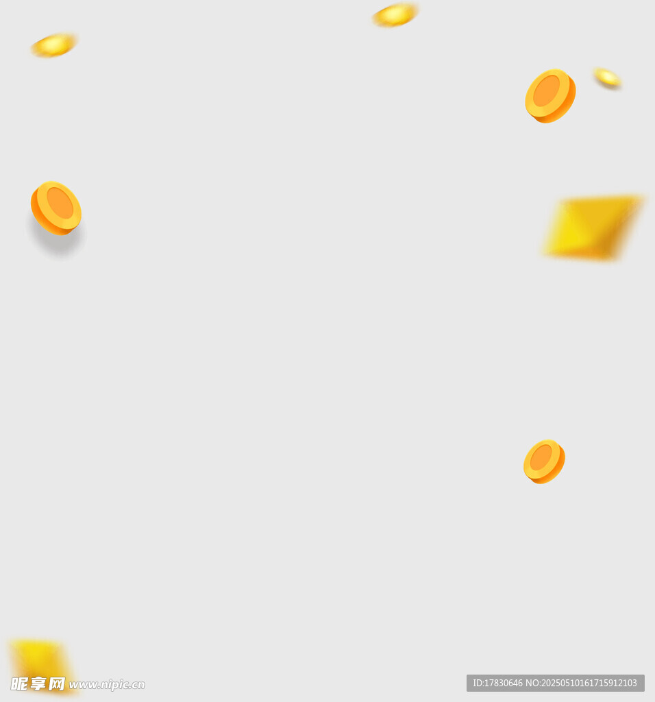 金币飘落画面