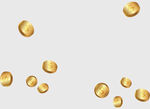 空中散落的金色金币