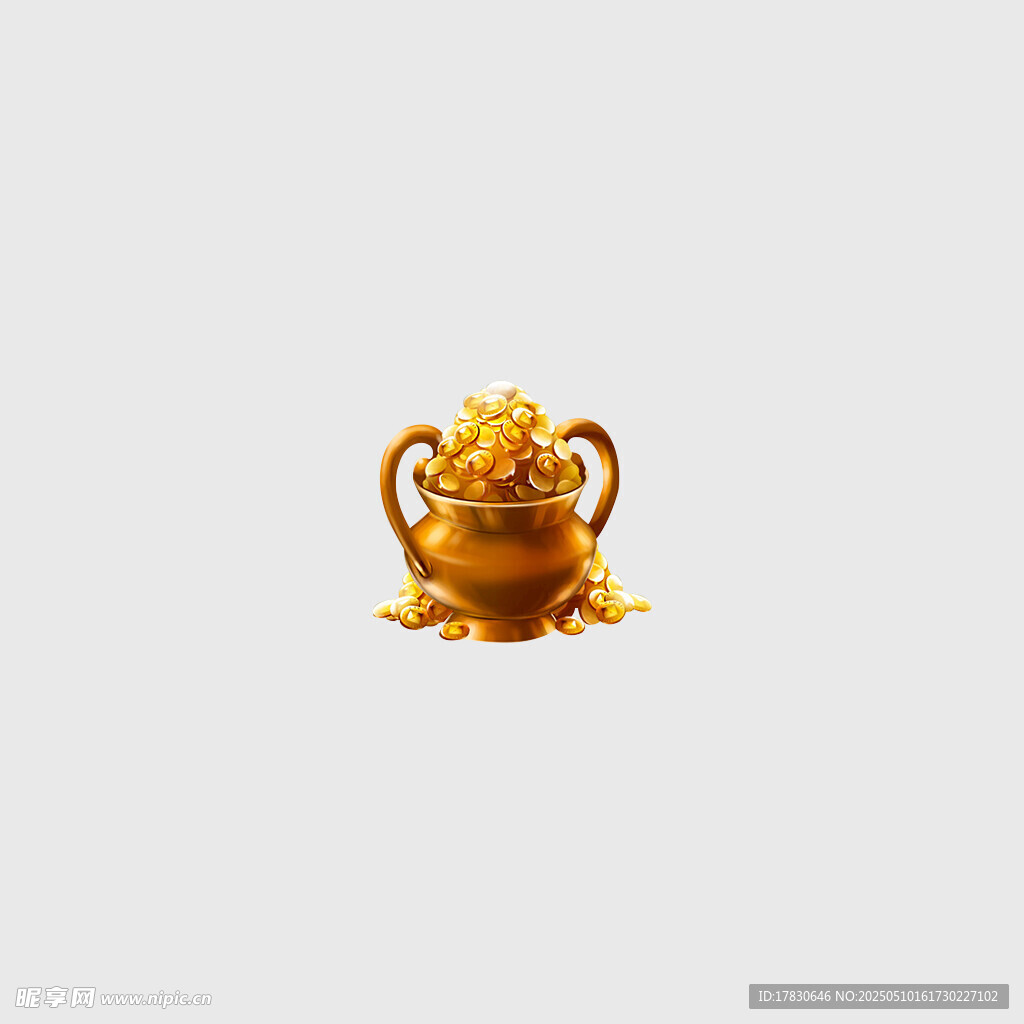 金色聚宝盆