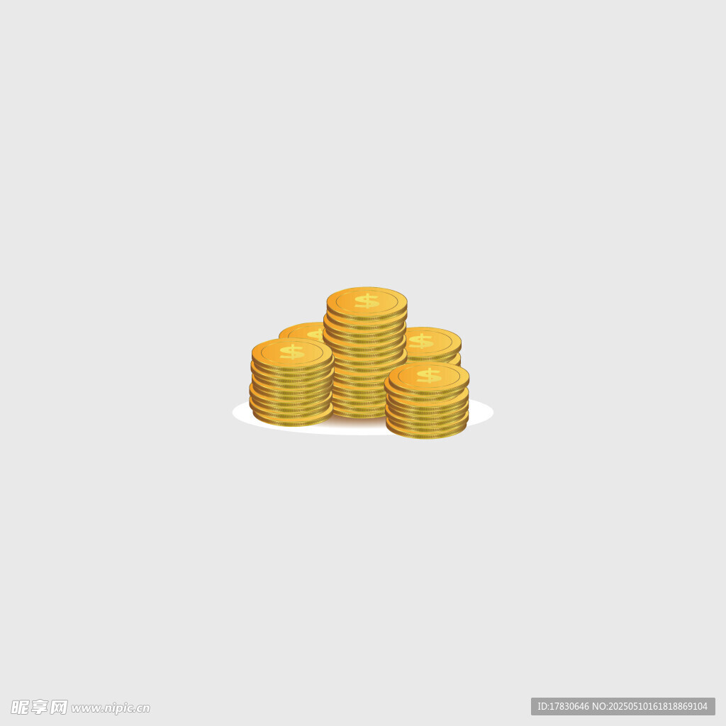 金币堆叠图