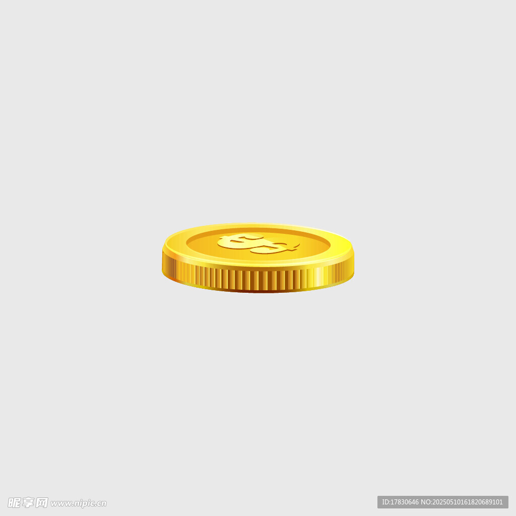 金色金币图标