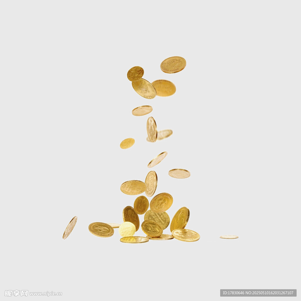 金币洒落画面