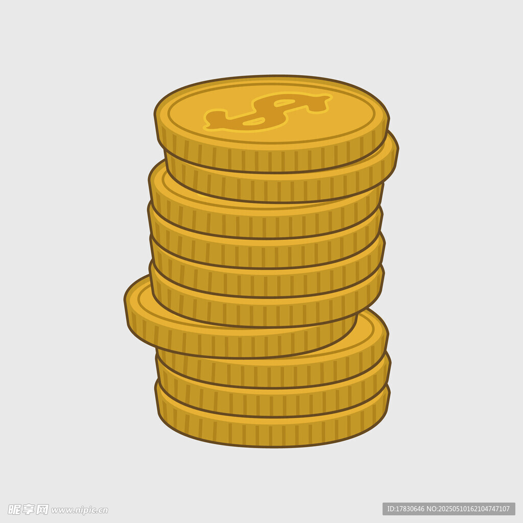 金币堆叠图
