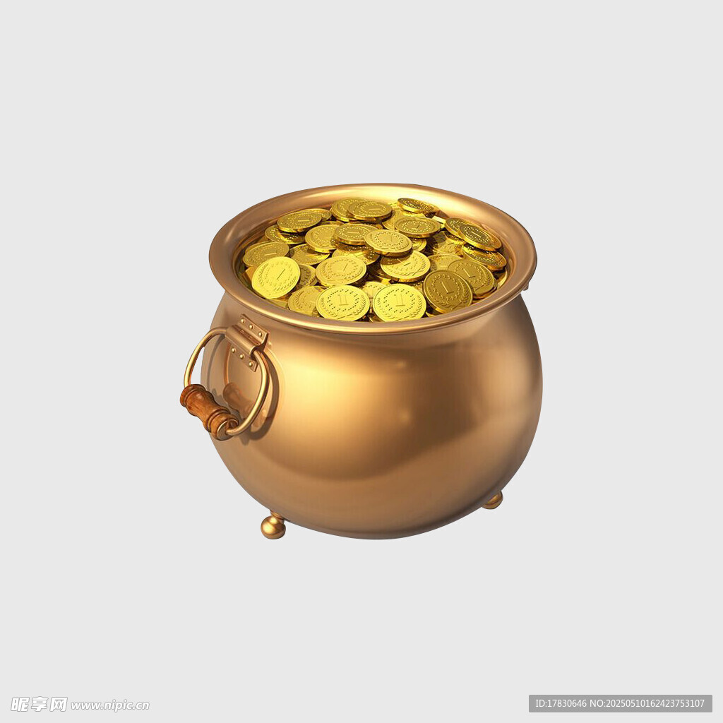金罐装满金币