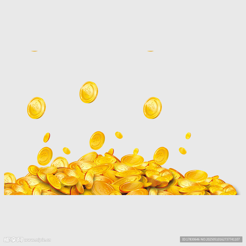金币洒落画面