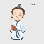 古装持扇俏皮少年郎