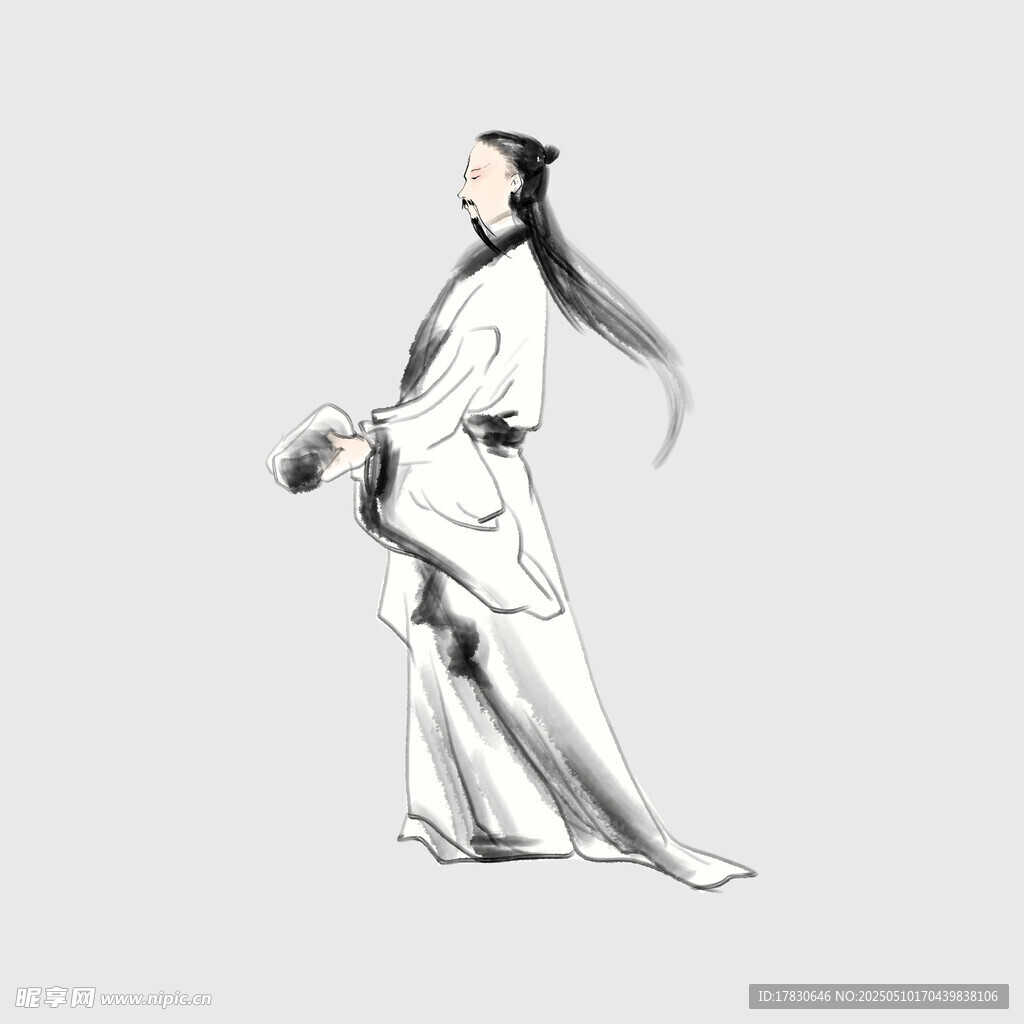 古风飘逸的古装人物形象
