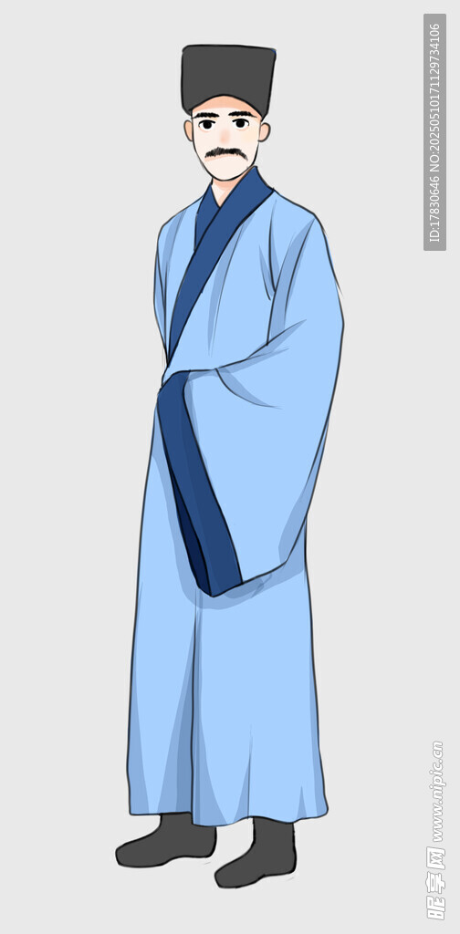 古代书生形象