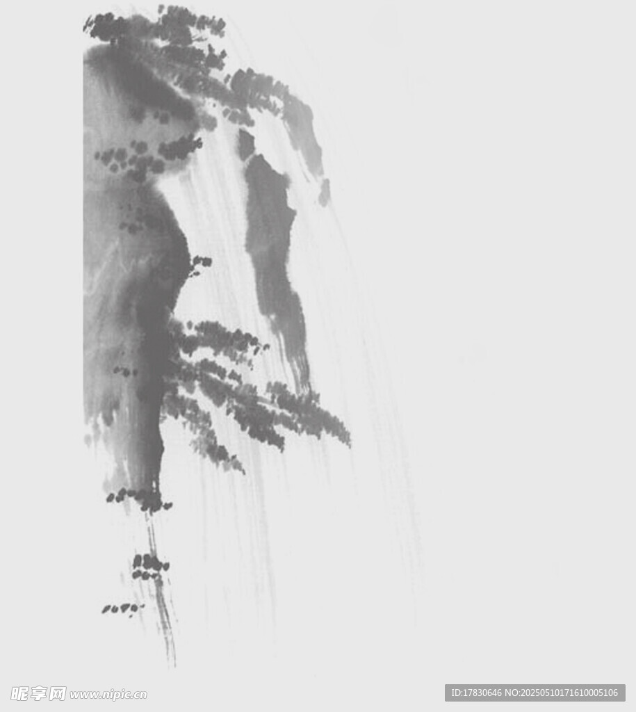水墨山水意境图
