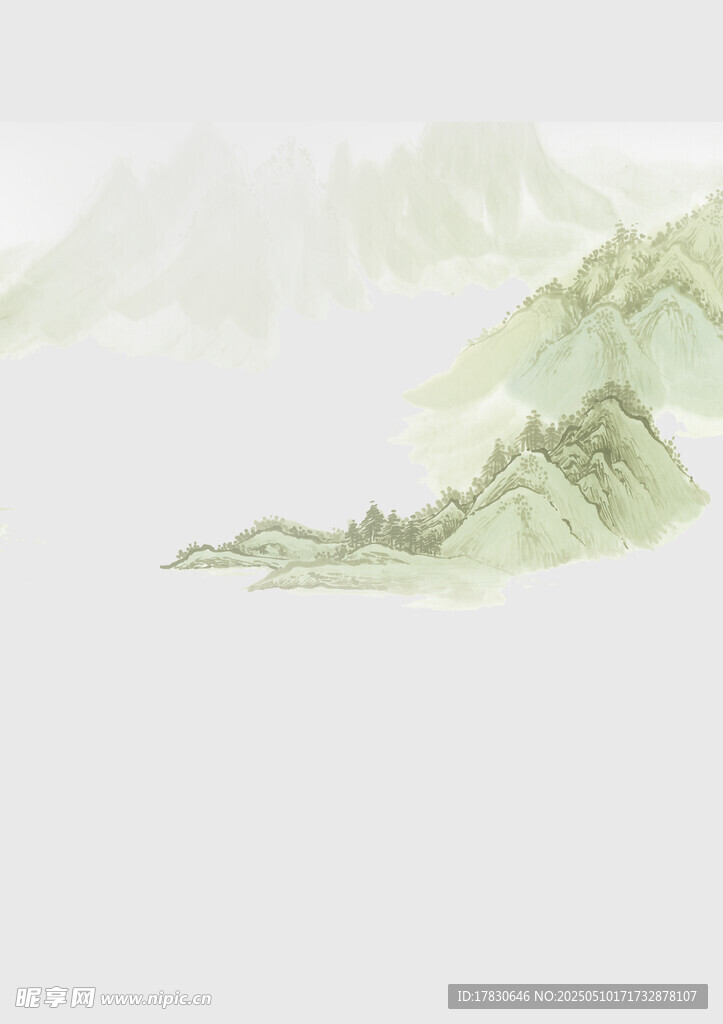 水墨山水意境图