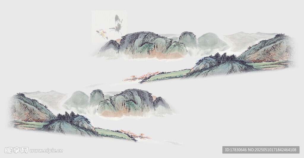 水墨山水意境图