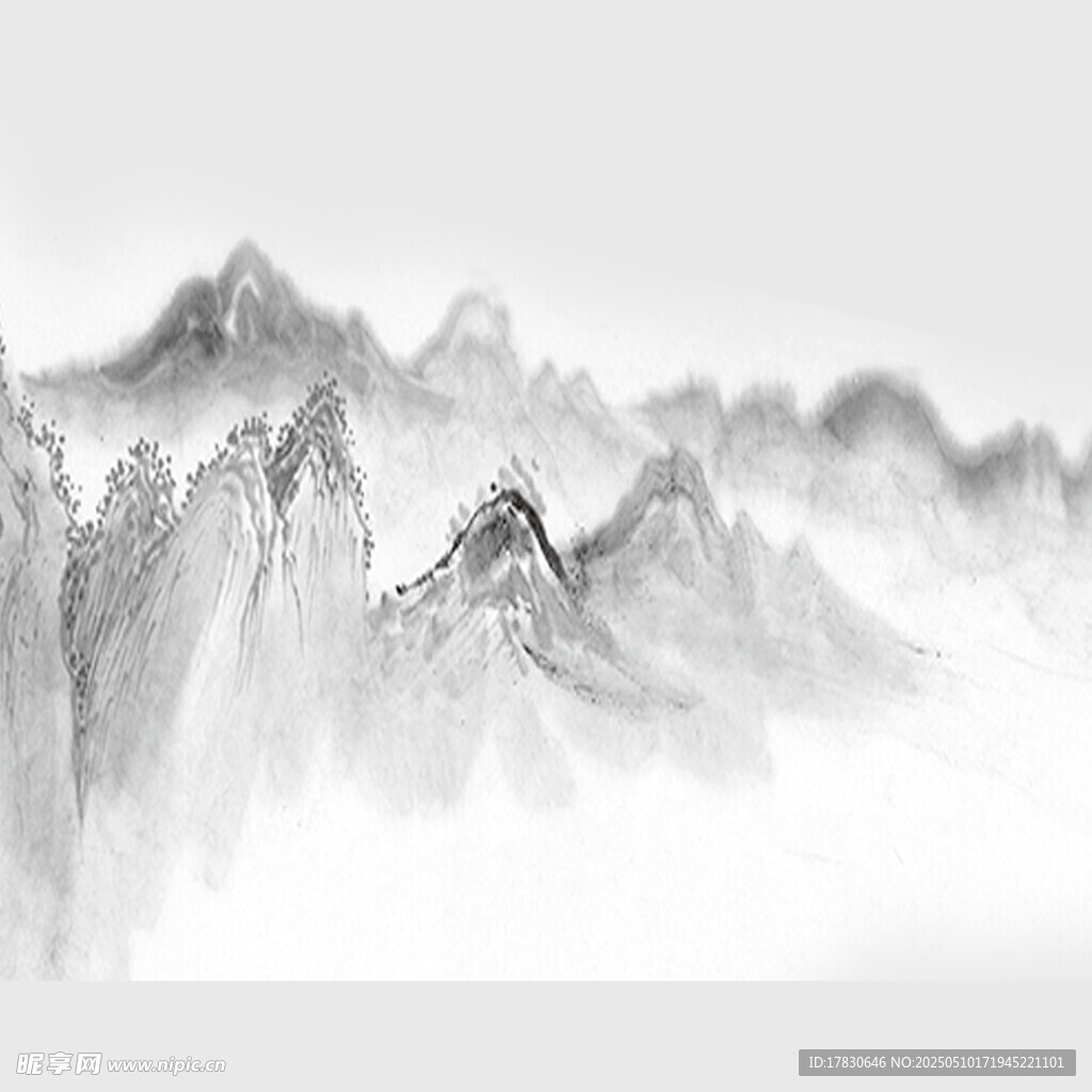 水墨山水意境图