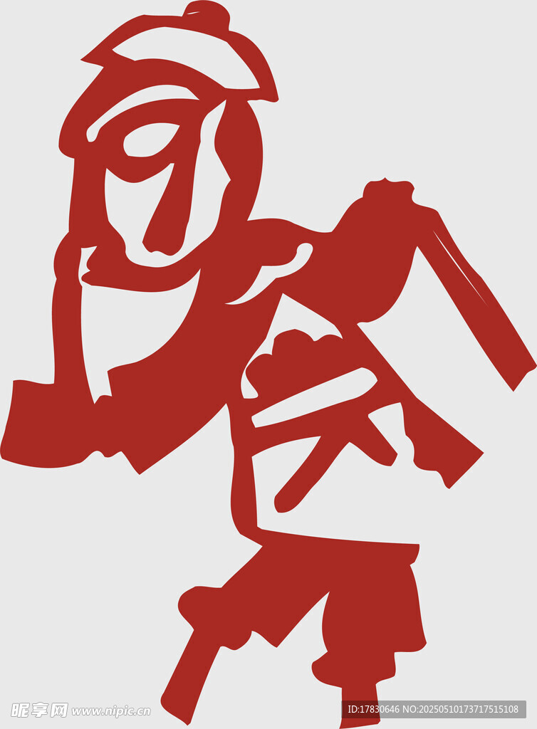 传统剪纸风格 