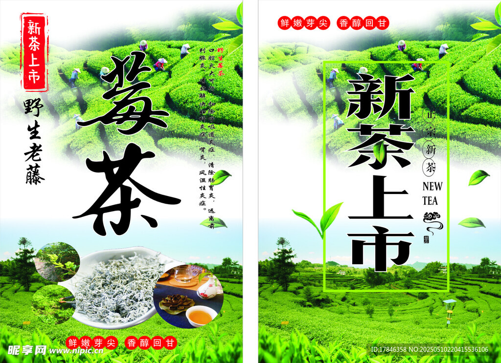 新茶上市宣传海报