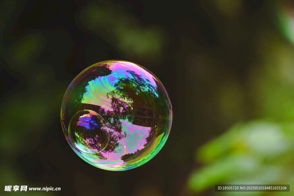 梦幻彩色泡泡
