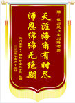 感恩师恩锦旗
