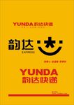 韵达快递品牌标识展示