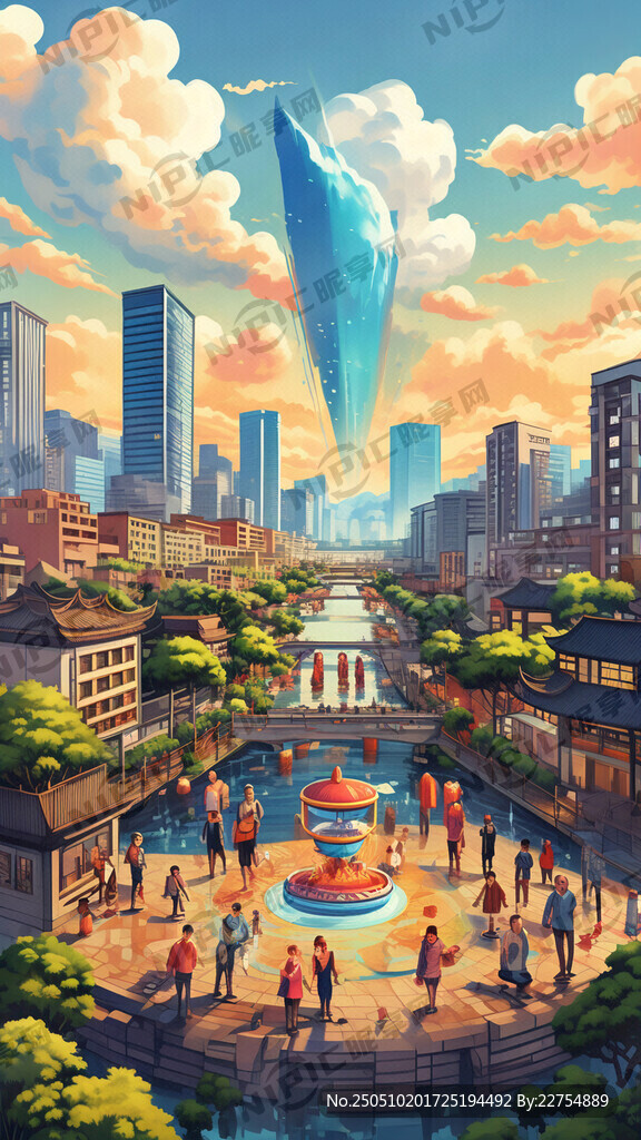 城市宜春 网红打卡海报