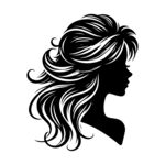 女性头像剪影