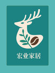 鹿元素logo