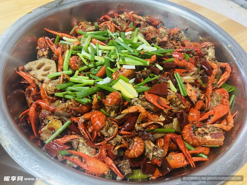 美味香辣炒虾