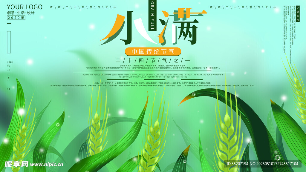 小满时节麦浪绿意浓