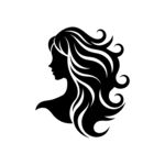 女性头像剪影