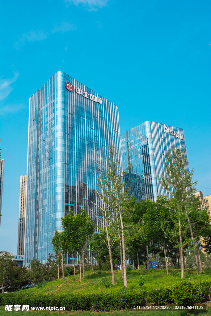 现代都市高楼大厦景观
