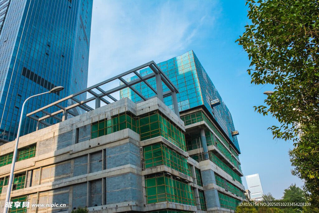 现代都市绿色建筑景观