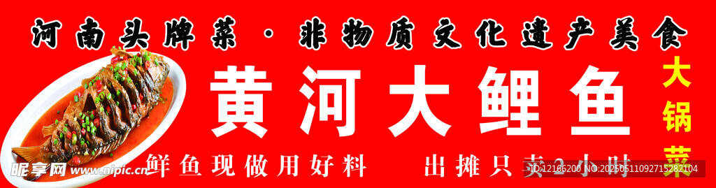 黄河大鲤鱼美食展示
