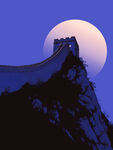 长城背景