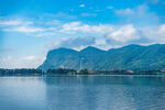 宁静山水湖景自然风光图