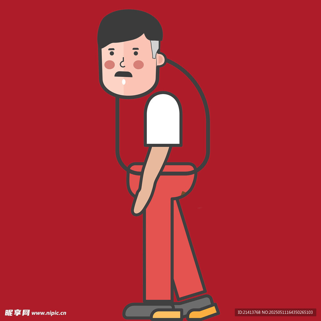 手绘男人
