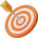 飞箭 靶心 3D icon