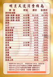 足道价目表