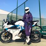 骑手与酷炫摩托车