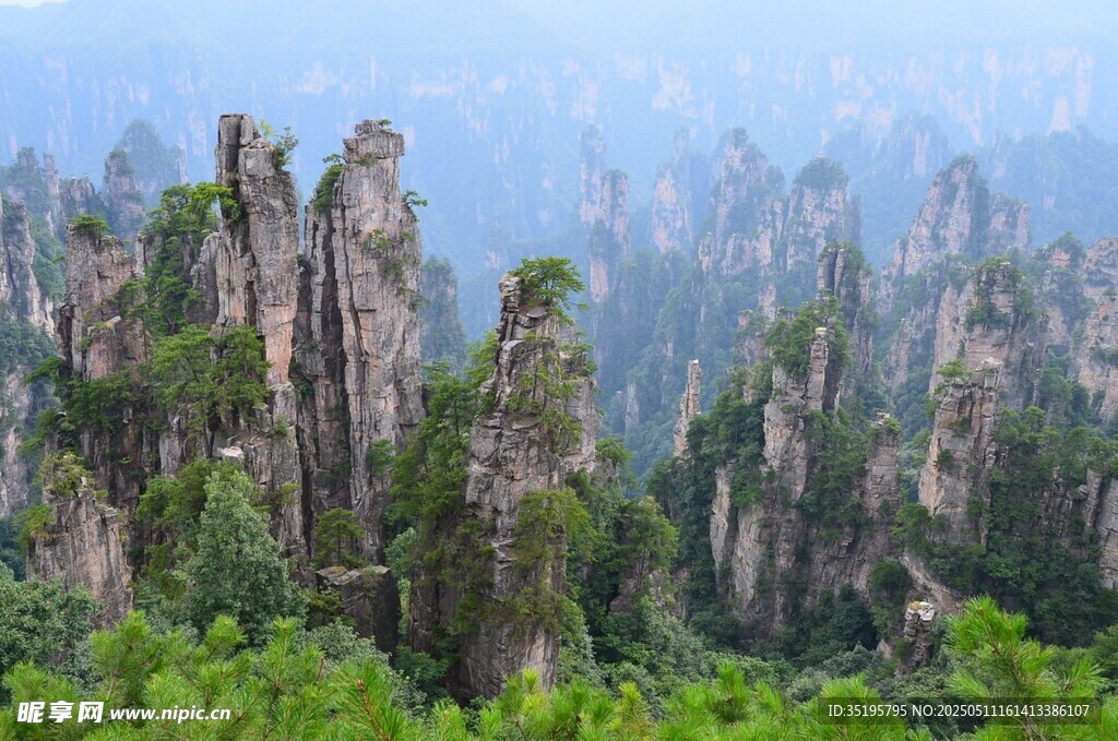 张家界奇峰异石景观