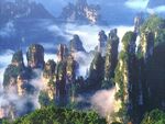 张家界奇峰云海壮丽景观