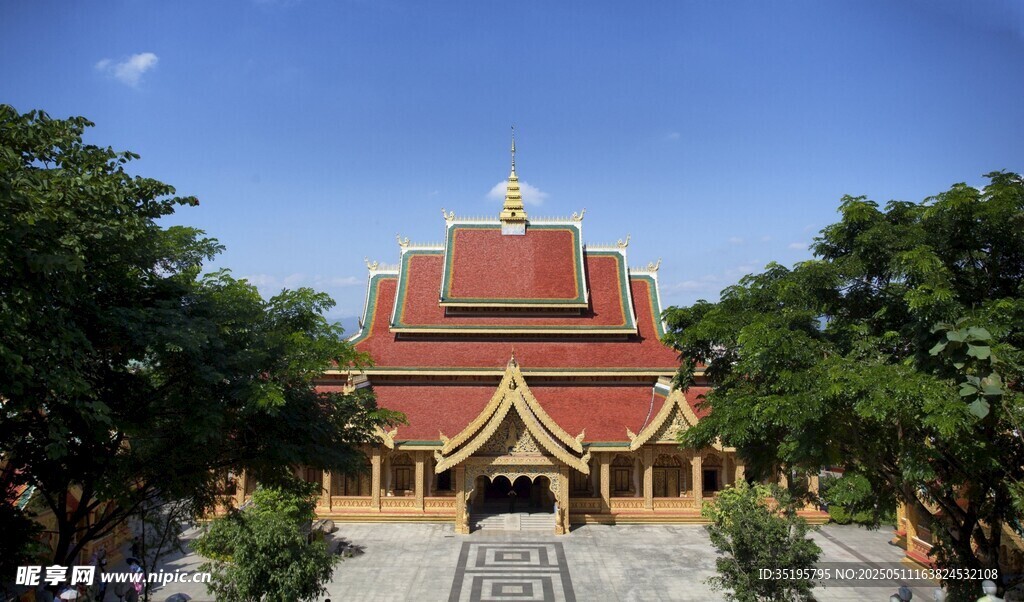 东南亚风格寺庙建筑景观