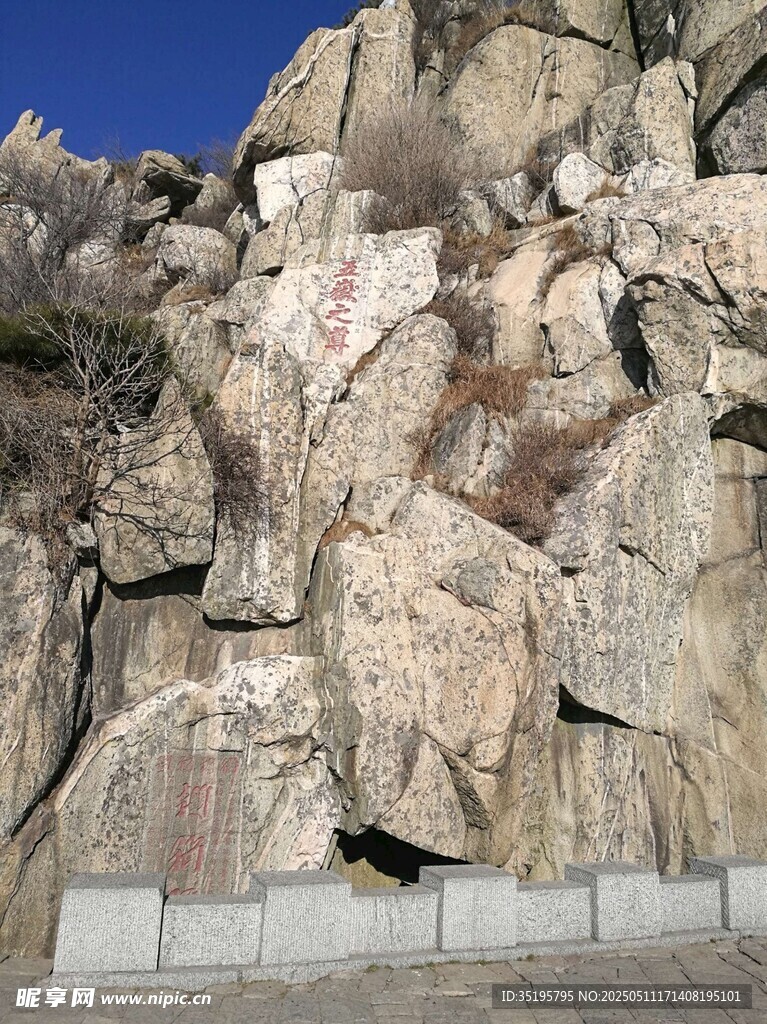嶙峋山石景观