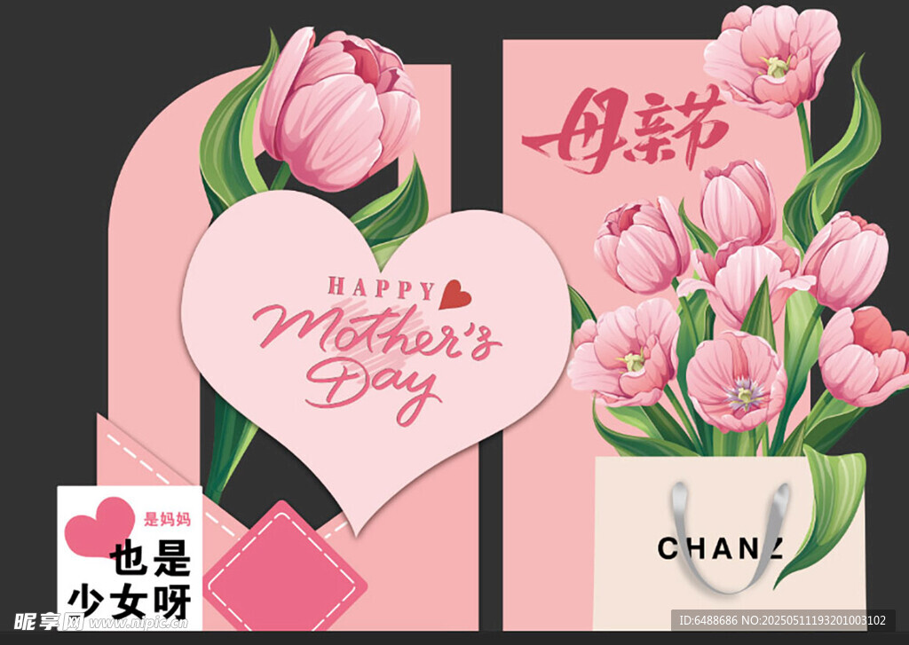 郁金香母亲节