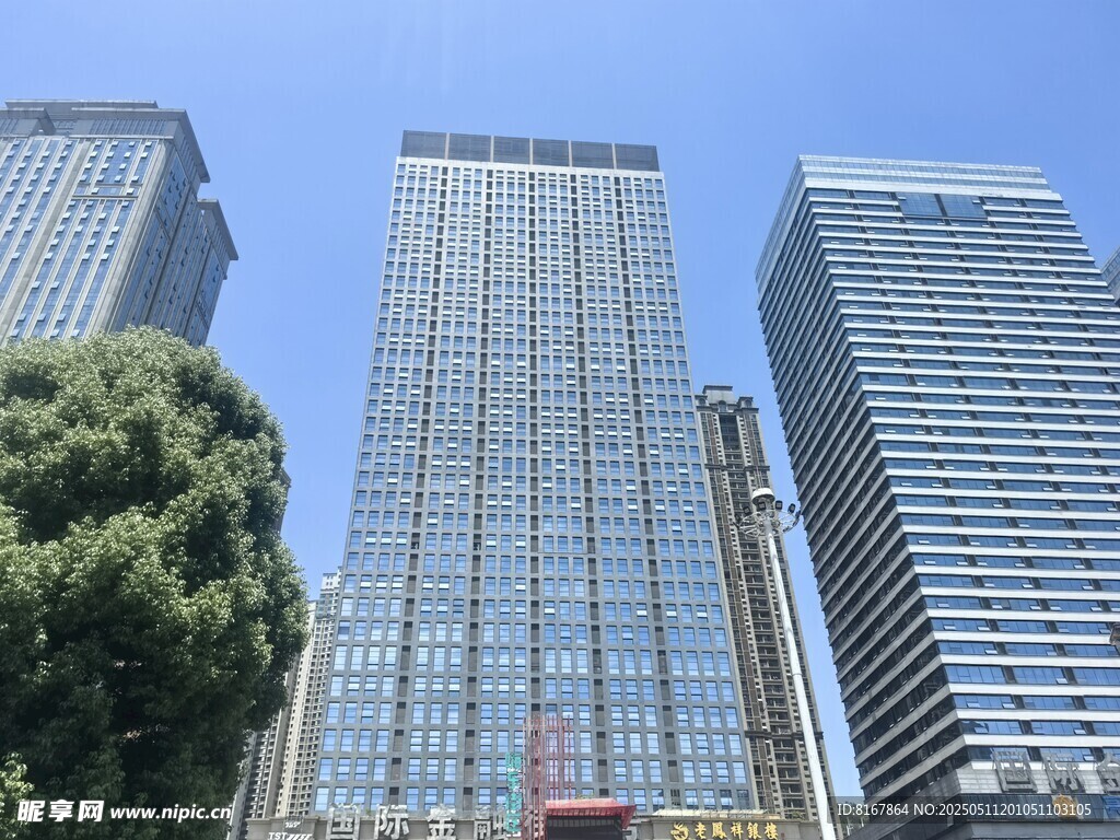 现代都市摩天大楼景观