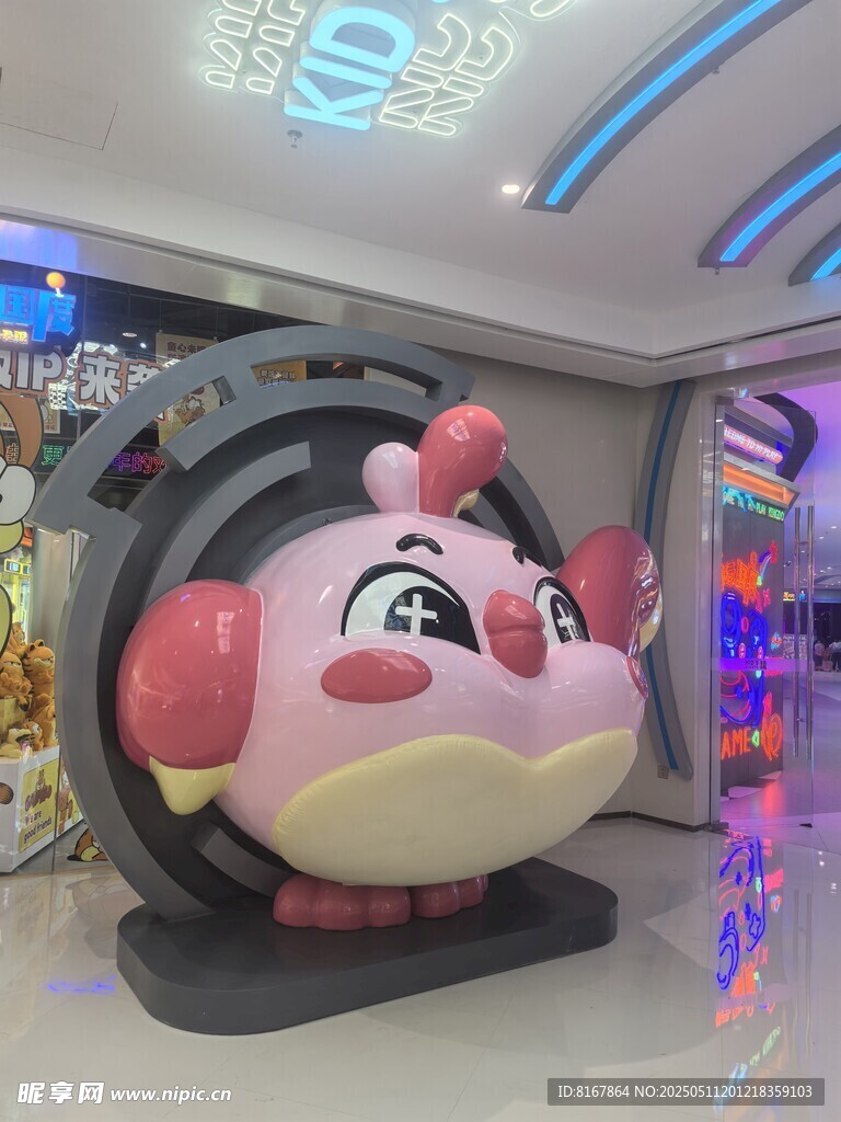可爱卡通玩偶造型展示