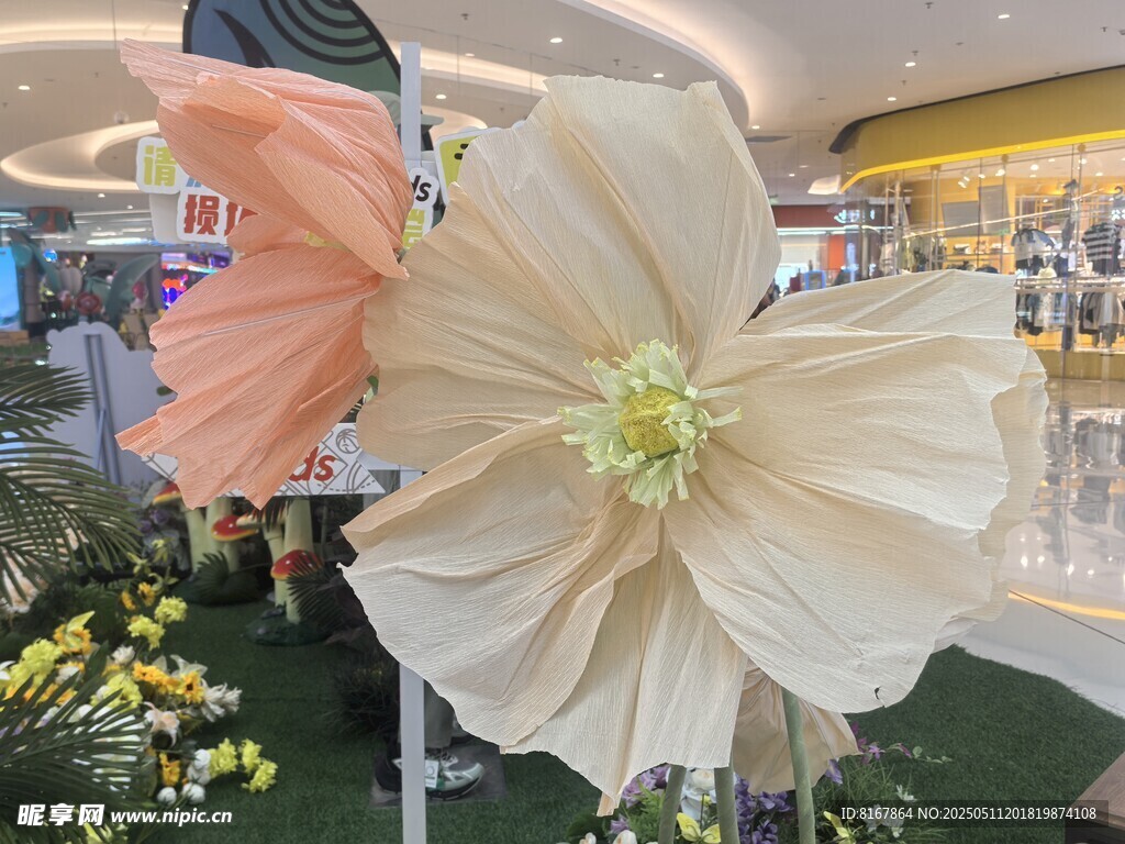 精美手工花朵装饰展示